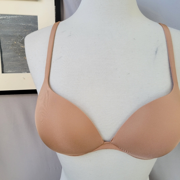 Skims Women's Teardrop Underwire Push Up Bra Clay 32B - Picture 2 of 12